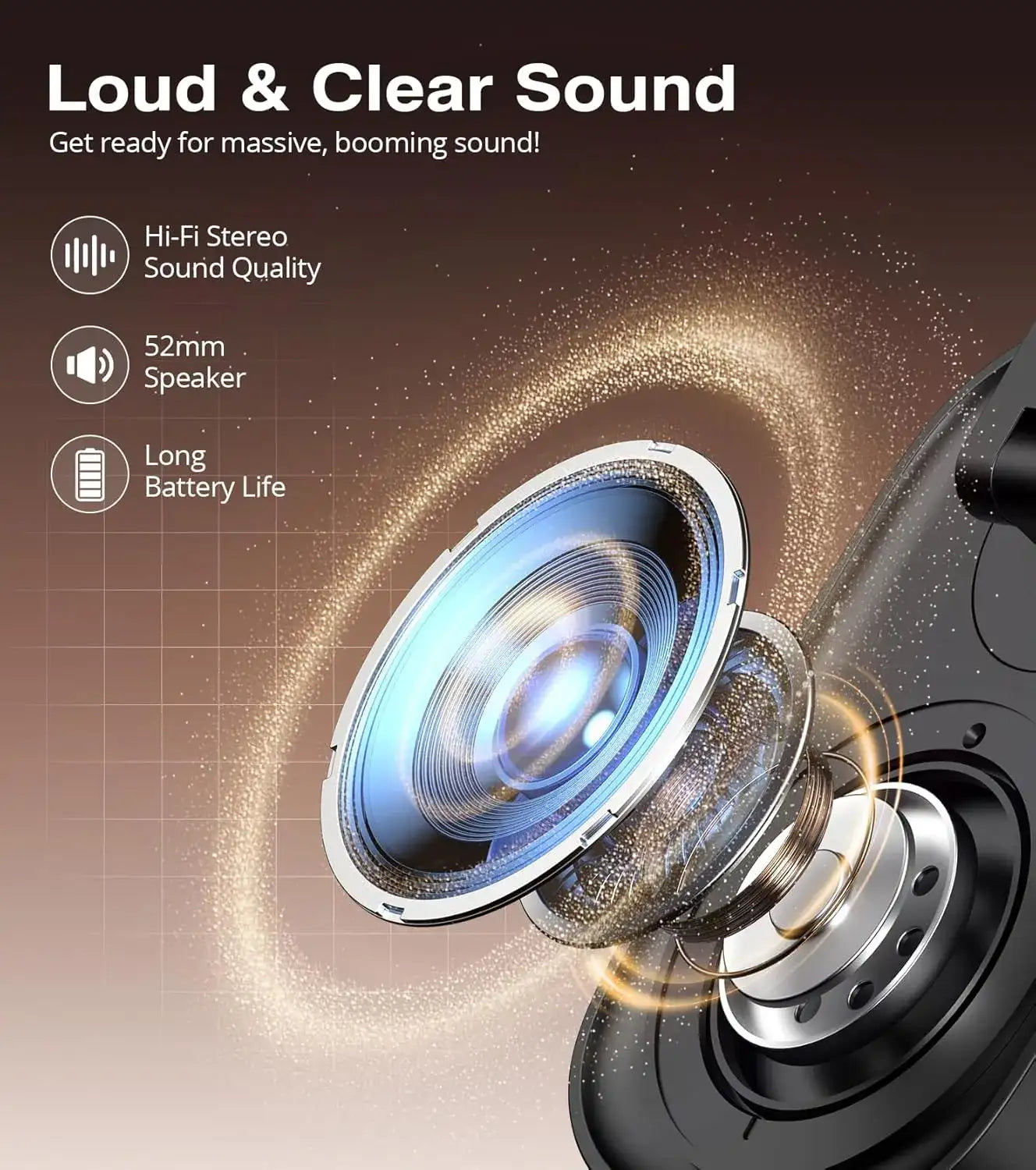 Newrixing 360° Audiopro® | Base con parlante incluido 5 en 1