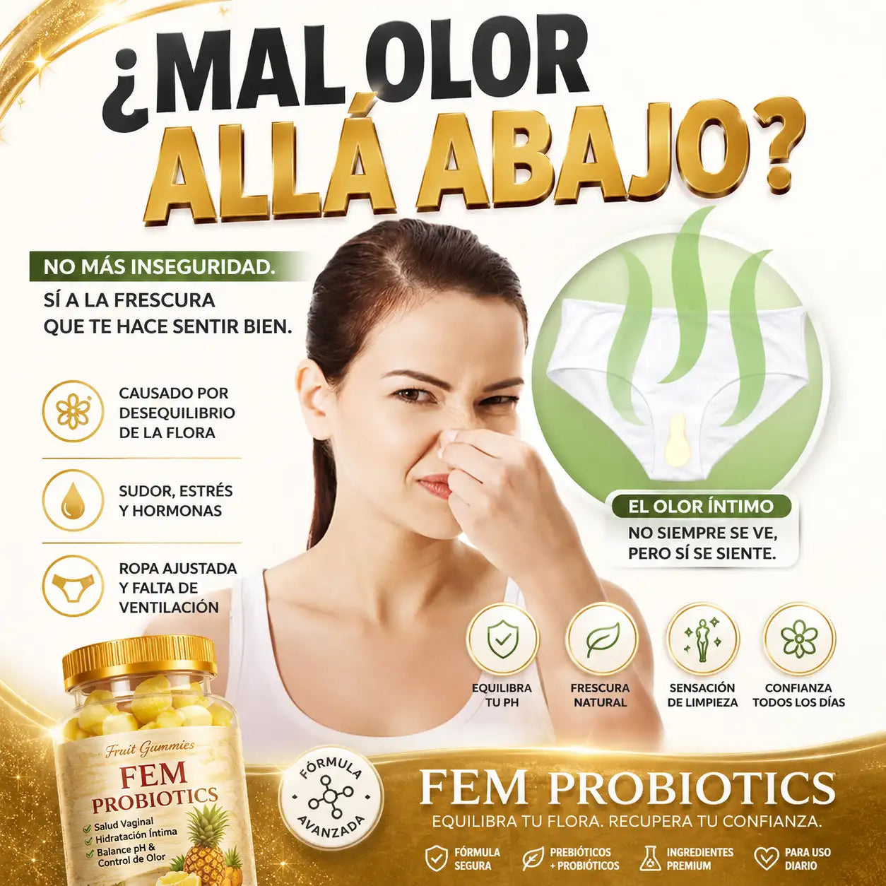 Fem probióticos™-Tu zona V libre de bacterias