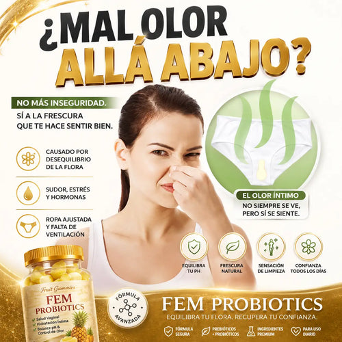Fem probióticos™-Tu zona V libre de bacterias
