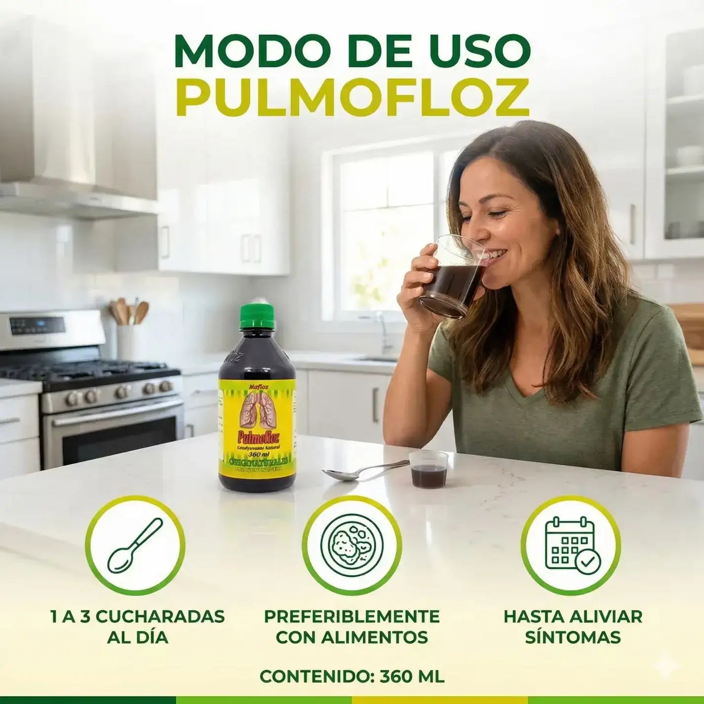 PULMOFLOZ® Expulsa la mucosidad que genera tu mal aliento