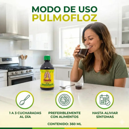 PULMOFLOZ® Expulsa la mucosidad que genera tu mal aliento