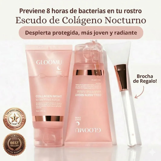 Glomu ™ Colágeno Nocturno + Brocha de regalo
