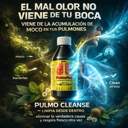 PULMOFLOZ® Expulsa la mucosidad que genera tu mal aliento