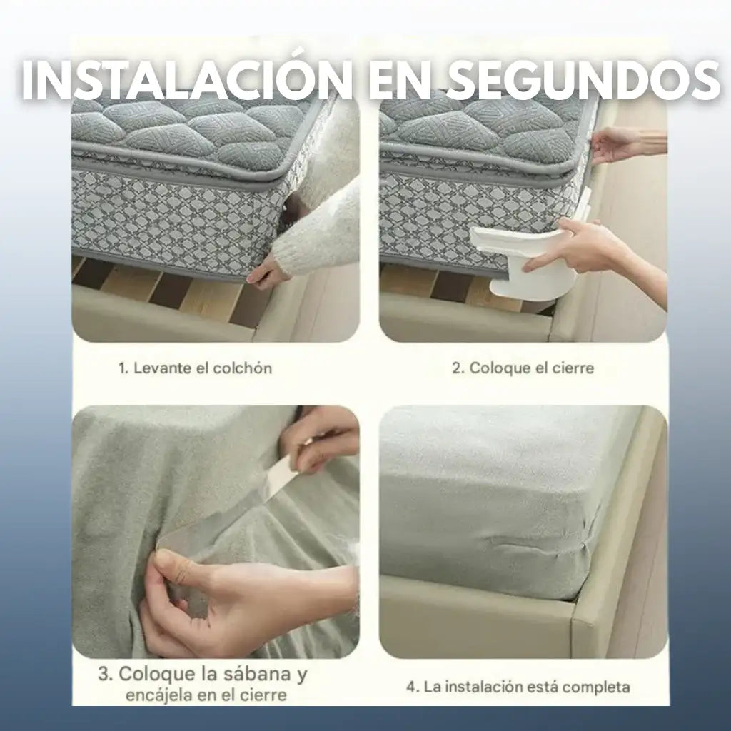 SleepFix® – Pack de sujetadores invisibles de sabanas x4 und.