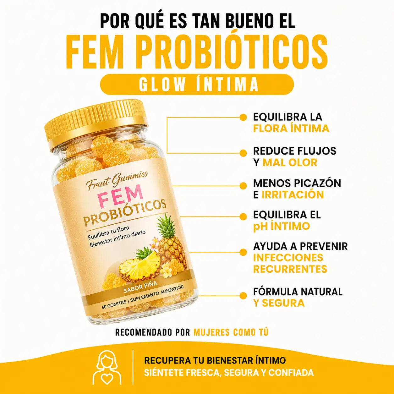 Fem probióticos™-Tu zona V libre de bacterias