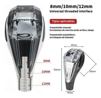 Palanca de cambios Universal con efecto cristal y luz LED — Shift Lite™