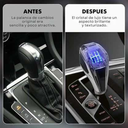 Palanca de cambios Universal con efecto cristal y luz LED — Shift Lite™