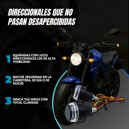 SideGuard Pro™ – Par de Luces LED Neón Doble Color para Motocicleta