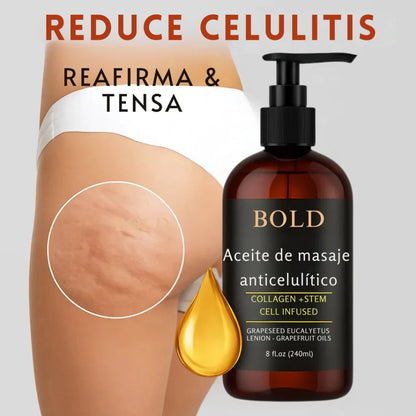 M3 Naturals®-Aceite reafirmante anticelulítico para mujeres