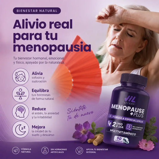 Menopause Plus™- Alivia sofocos y sudores